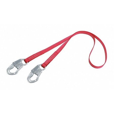 PRO™ Positioning Lanyard, 3 ft. Length, Snap Hook, Steel, 1 Leg(s), 310 lb. Weight Capacity MPN:1385102