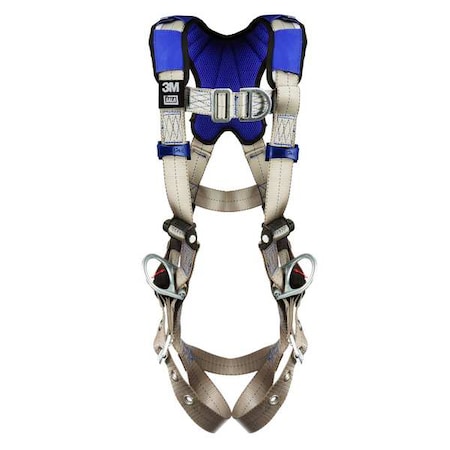 ExoFit™ X100 Fall Protection Harness, S, 420 lb, Mating Chest/ Tongue Leg Straps MPN:1401015