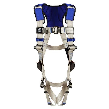 ExoFit™ X100 Fall Protection Harness, M, 420 lb, Quick-Connect Chest/ Quick-Connect Leg Straps MPN:1401021