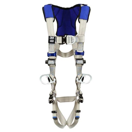ExoFit™ X100 Fall Protection Harness, S, 420 lb, Quick-Connect Chest/ Quick-Connect Leg Straps MPN:1401035