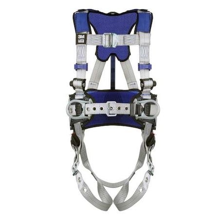ExoFit™ X100 Fall Protection Harness, 2XL, 420 lb, Mating Chest/ Tongue Leg Straps MPN:1401049