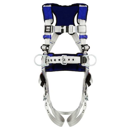 ExoFit™ X100 Fall Protection Harness, S, 420 lb, Mating Chest/ Tongue Leg Straps MPN:1401070