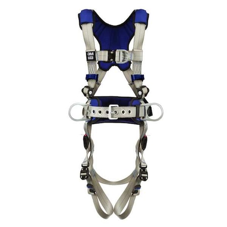ExoFit™ X100 Fall Protection Harness, S, 420 lb, Quick-Connect Chest/ Quick-Connect Leg Straps MPN:1401095