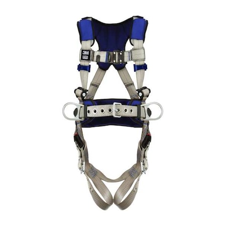 ExoFit™ X100 Fall Protection Harness, 2XL, 420 lb, Quick-Connect Chest/ Tongue Leg Straps MPN:1401114