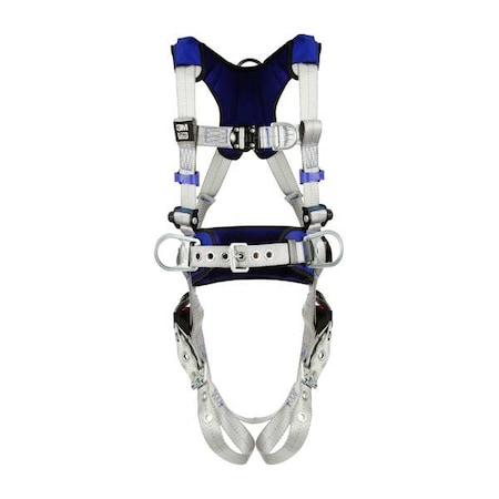 ExoFit™ X100 Fall Protection Harness, S, 420 lb, Quick-Connect Chest/ Tongue Leg Straps MPN:1401135