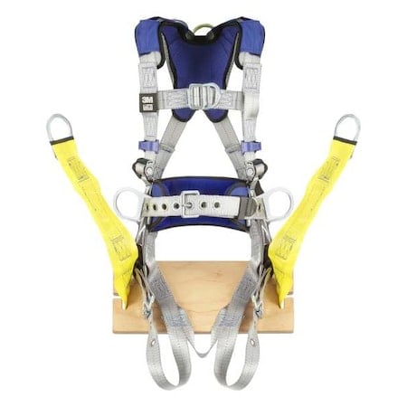 ExoFit™ X100 Fall Protection Harness, XL, 420 lb, Mating Chest/ Tongue Leg Straps MPN:1401148