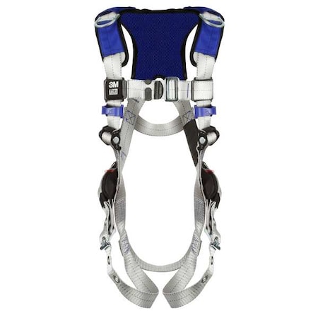 ExoFit™ X100 Fall Protection Harness, XL, 420 lb, Mating Chest/ Tongue Leg Straps MPN:1401159