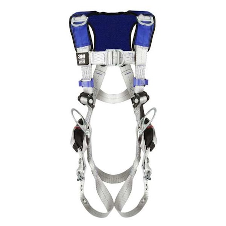 ExoFit™ X100 Fall Protection Harness, XL, 420 lb, Mating Chest/ Tongue Leg Straps MPN:1401164