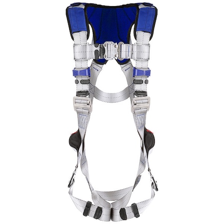 ExoFit™ X100 Fall Protection Harness, M, 420 lb, Quick-Connect Chest/ Quick-Connect Leg Straps MPN:1401186