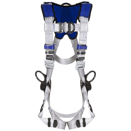 ExoFit™ X100 Fall Protection Harness, L, 420 lb, Quick-Connect Chest/ Quick-Connect Leg Straps MPN:1401230