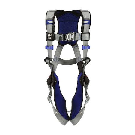 ExoFit™ X200 Fall Protection Harness, M, 420 lb, Mating Chest/ Tongue Leg Straps, Back D-Ring MPN:1402001