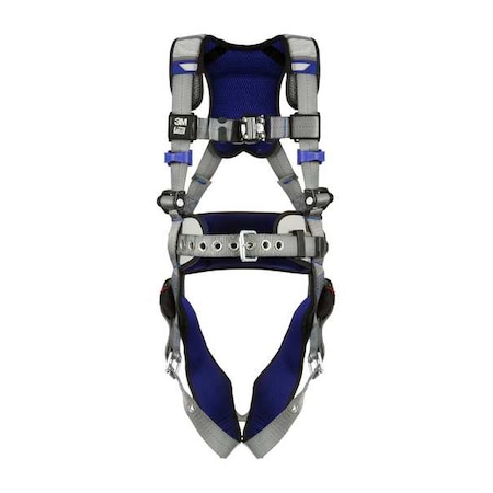 ExoFit™ X200 Fall Protection Harness, XL, 420 lb, Quick-Connect Chest/ Tongue Leg Straps MPN:1402069