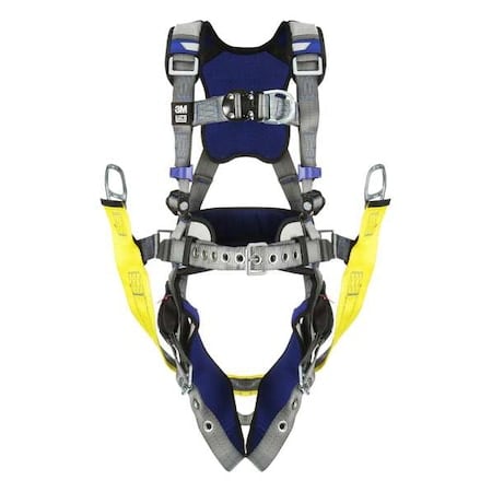 ExoFit™ X200 Fall Protection Harness, 2XL, 420 lb, Quick-Connect Chest/ Tongue Leg Straps MPN:1402119
