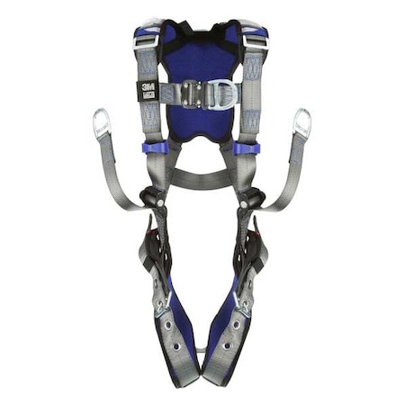 ExoFit™ X200 Fall Protection Harness, 2XL, 420 lb, Quick-Connect Chest/ Tongue Leg Straps MPN:1402124
