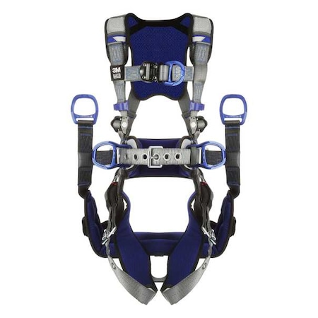 ExoFit™ X200 Fall Protection Harness, M, 420 lb, Quick-Connect Chest/ Tongue Leg Straps MPN:1402141