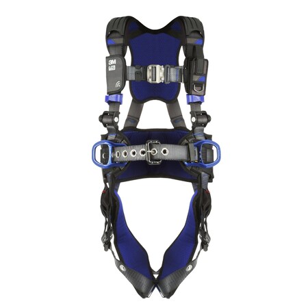 ExoFit™ X300 Fall Protection Harness, M, 420 lb, Quick-Connect Chest/ Tongue Leg Straps MPN:1403060