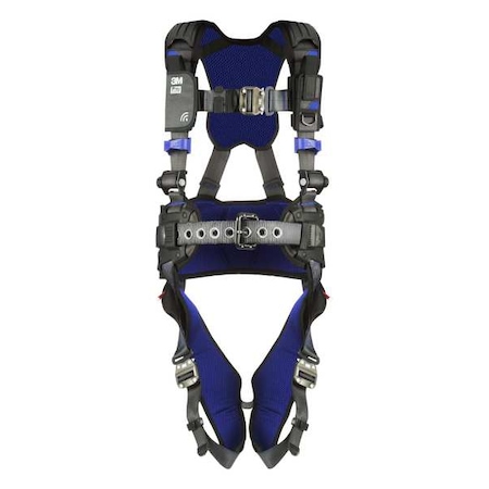 ExoFit™ X300 Fall Protection Harness, S, 420 lb, Quick-Connect Chest/ Quick-Connect Leg Straps MPN:1403070
