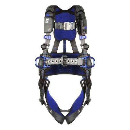 ExoFit™ X300 Fall Protection Harness, 2XL, 420 lb, Quick-Connect Chest/ Tongue Leg Straps MPN:1403092