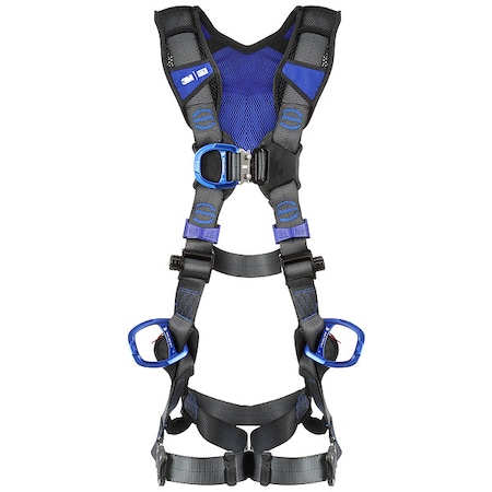 ExoFit™ X300 Fall Protection Harness, M/L, 420 lb, Quick-Connect Chest/ Quick-Connect Leg Straps MPN:1403205