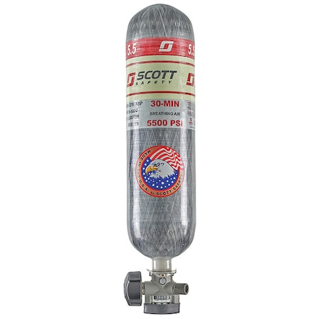 SCBA Cylinder, 5500 psi, 30 min., Filled MPN:200930-01