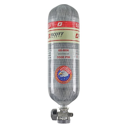 SCBA Cylinder, 5500 psi, 60 min., Filled MPN:200972-01