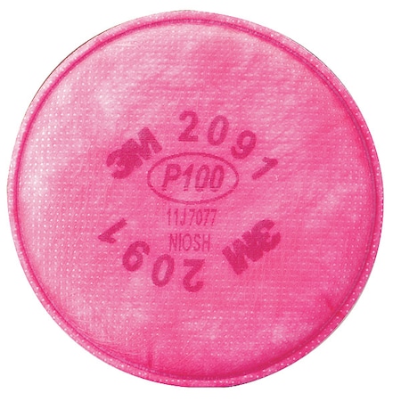 Filter, 3M 5000/FF-400 Series, P100, Bayonet, Magenta, PK2 MPN:2091