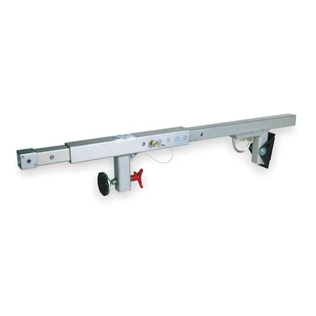 Jamb Anchor, 21 1/2 to 51 1/2 in Length, 310 lb Weigth Capacity, Aluminum Anchor, Fixed D-Ring MPN:2100080