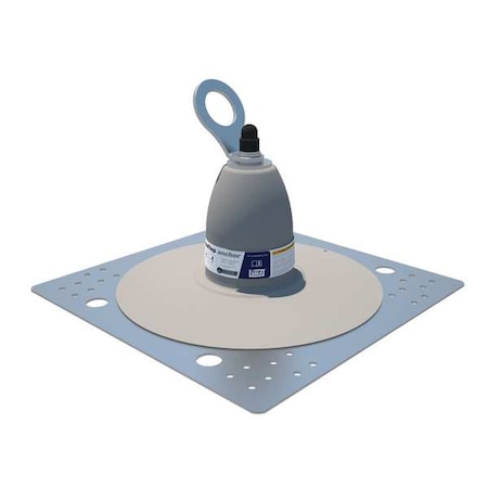 Roof Top Anchor, 16 in Length, 310 lb Weigth Capacity, Steel Anchor, Swivel D-Ring MPN:2100140