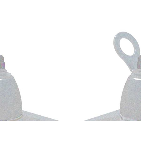Roof Top Anchor, 16 in Length, 310 lb Weigth Capacity, Steel Anchor, Swivel D-Ring MPN:2100142