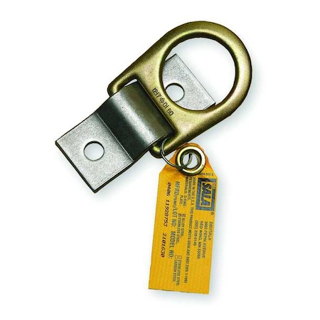 D-Ring with Anchorage Plate, 310 lb Capacity, Permanent Installation, Stainless Steel MPN:2101630