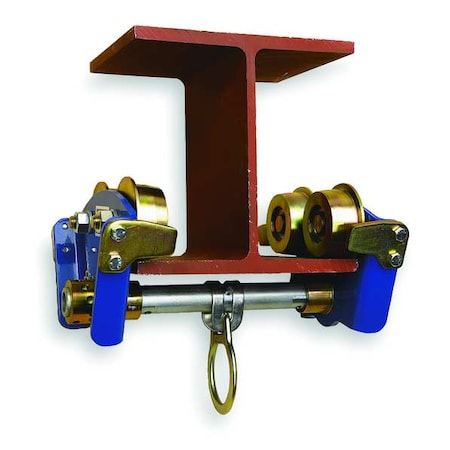 Beam Trolley Anchor, 11 5/8 in Length, 310 lb Weigth Capacity, Steel Anchor MPN:2103143
