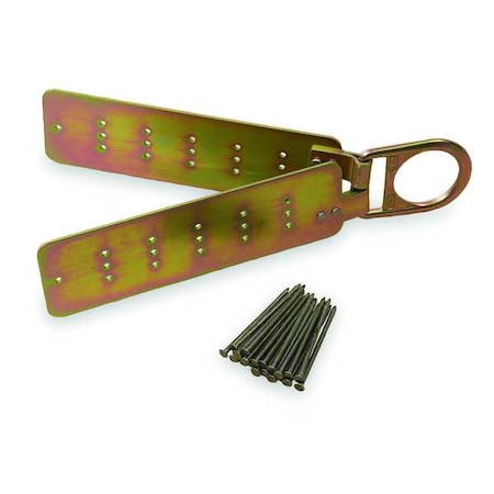 Roof Anchor, 17 in Length, 310 lb Weigth Capacity, Steel Anchor, Fixed D-Ring, 1 Workers per System MPN:2103676