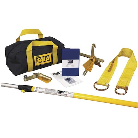 Overhead Anchor System, 6 to 12 ft Length, 310 lb Weigth Capacity, Steel Anchor MPN:2104530