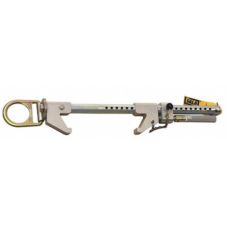 Fixed Beam Anchor, 32 in Length, 310 lb Weigth Capacity, Aluminum, Steel Anchor, Fixed D-Ring MPN:2108408