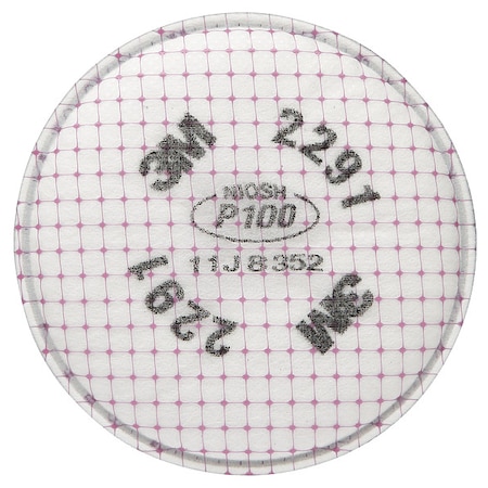 Filter, 6000, Magenta, Bayonet, 3M™ Half and Full Respirators MPN:2291
