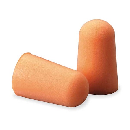 Disposable Uncorded Ear Plugs, Foam, Bullet Shape, NRR 29 dB, M, Orange, 200PK MPN:29008