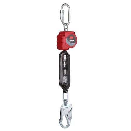 Protecta Self-Retracting Lifeline, 6 ft. Length, Swivel Snap Hook, Steel, 1 Leg(s) MPN:3100507