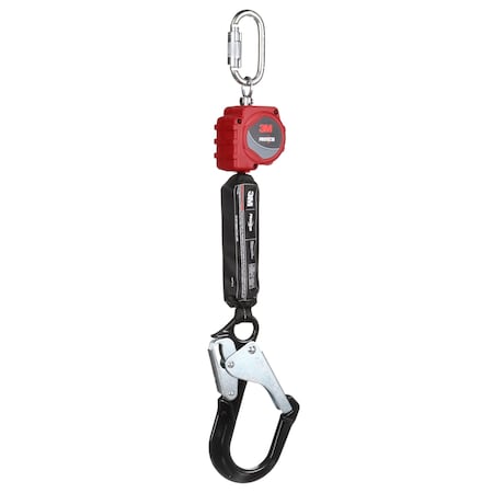 Protecta Self-Retracting Lifeline, 6 ft. Length, Rebar Hook, Aluminum, 1 Leg(s) MPN:3100509