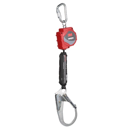 Protecta Self-Retracting Lifeline, 11 ft Length, Rebar Hook, Steel, 1 Leg(s), 310 lb Weight Capacity MPN:3100515