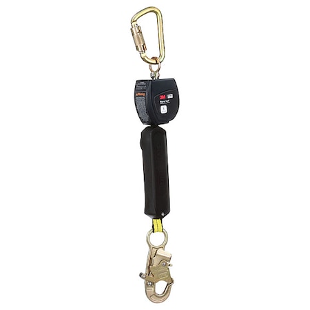 Nano-Lok Personal Self Retracting Lifeline, 6 ft. Length, Carabiner, Steel, 1 Leg(s) MPN:3100520