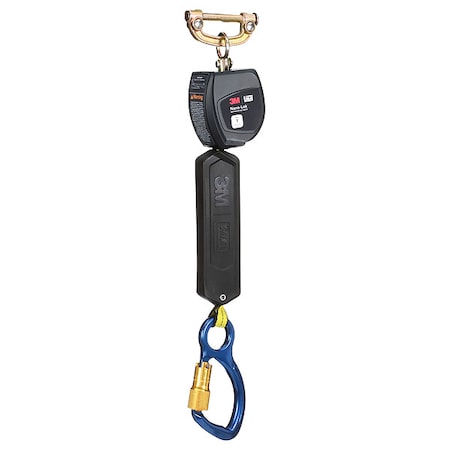 Nano-Lok Personal Self Retracting Lifeline, Quick-Connect, Steel, 1 Leg(s), 420 lb Weight Capacity MPN:3100523