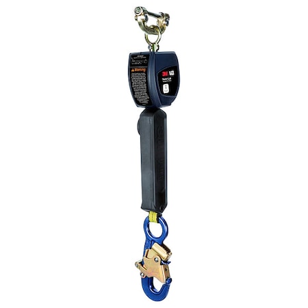 Nano-Lok Personal Self Retracting Lifeline, Quick-Connect, Steel, 1 Leg(s), 420 lb Weight Capacity MPN:3100524