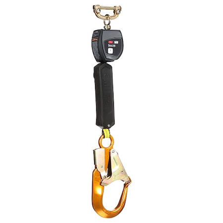 Nano-Lok Personal Self Retracting Lifeline, Quick-Connect, Steel, 1 Leg(s), 420 lb Weight Capacity MPN:3100525