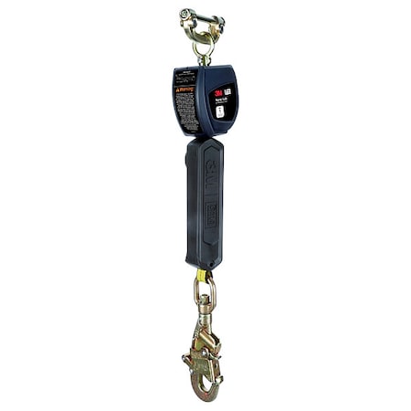 Nano-Lok Personal Self Retracting Lifeline, Quick-Connect, Steel, 1 Leg(s), 420 lb Weight Capacity MPN:3100535