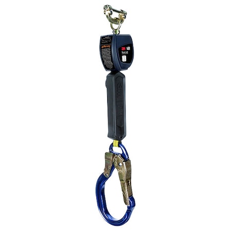 Nano-Lok Personal Self Retracting Lifeline, Quick-Connect, Steel, 1 Leg(s), 420 lb Weight Capacity MPN:3100538