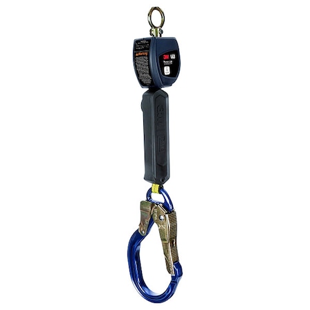 Nano-Lok Personal Self Retracting Lifeline, Web Aluminum Rebar Hook, 3100540, 6 ft., Class 1, ANSI MPN:3100540