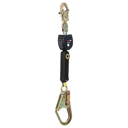 DBI SALA Self Retracting Lifeline, 6 3/4 ft Length, Snap Hook, Steel, 1 Leg(s) MPN:3100544