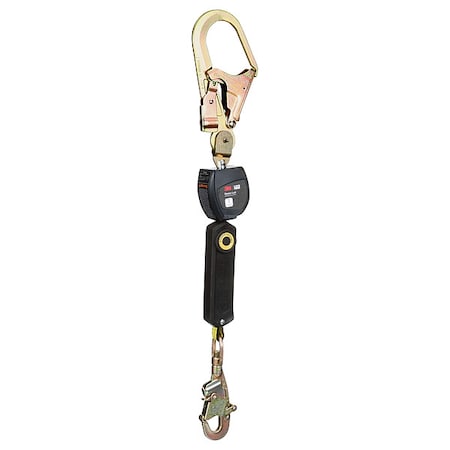 DBI SALA Self Retracting Lifeline, 6 7/8 ft Length, Snap Hook, Steel, 1 Leg(s) MPN:3100545