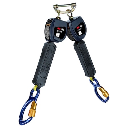 Nano-Lok Personal Twin-Leg Self Retracting Lifeline, Quick-Connect, Steel, 2 Leg(s) MPN:3100546