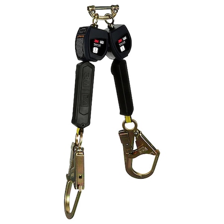Nano-Lok Personal Self Retracting Lifeline, Quick-Connect, Steel, 2 Leg(s), 420 lb Weight Capacity MPN:3100551